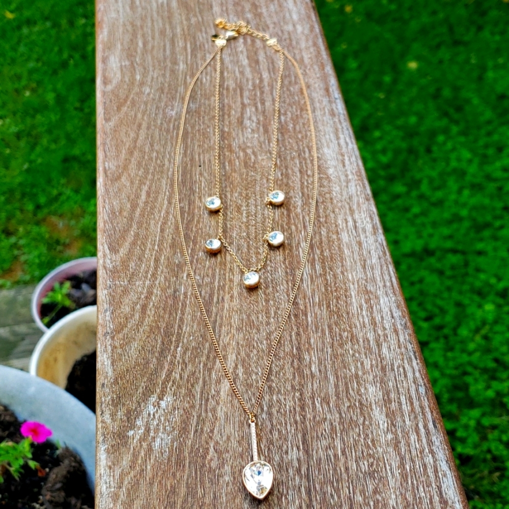 Touchstone Crystal RETIRED It Takes Two Necklace